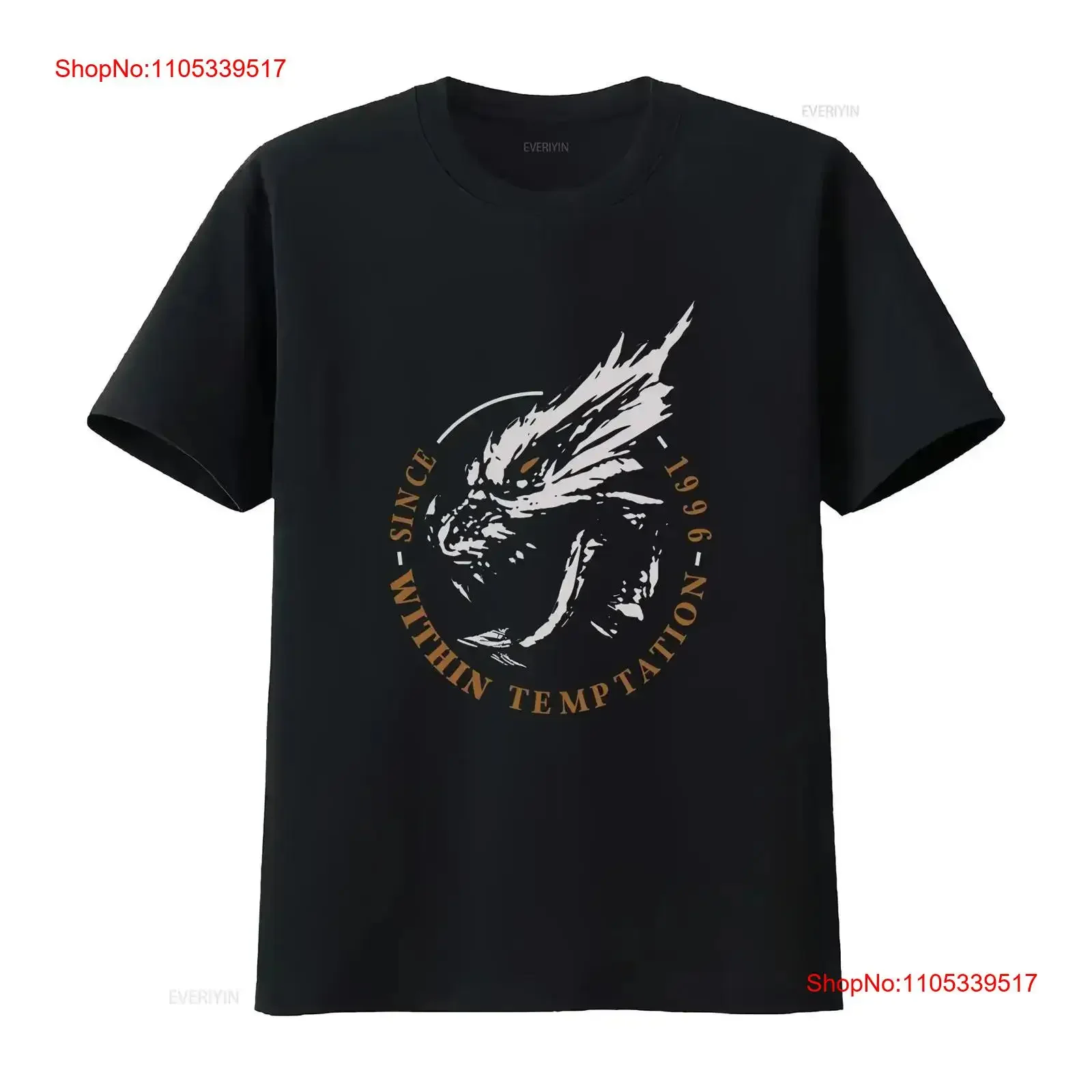 Within Temptation 'Dragon 1996' T Shirt NEW OFFICIAL vintage Washed Versatile designer clothes homme Soft streetwear vintage