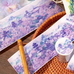 1pcs/1lot Decorative Adhesive Tapes unique in its landscape Junk Journal DIY Paper Japanese Masking Scrapbooking Stickers