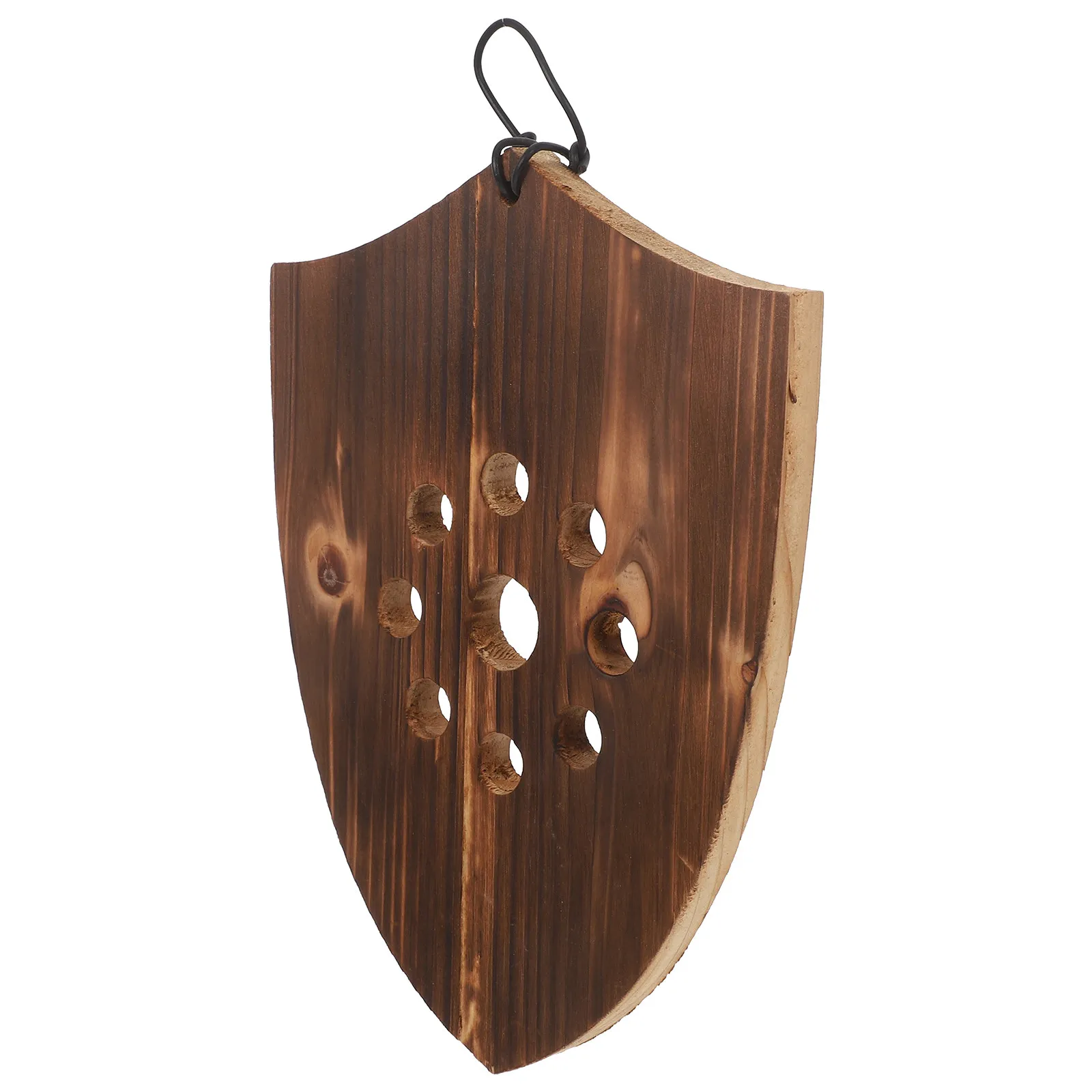 Solid Wood Fern Mounting Board Shield Style Pre Drilled for Vertical Garden Wall Mounted Plant Holder Balcony Patio Succulent