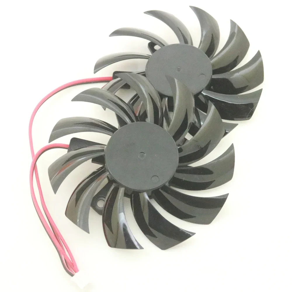 2 pz/lotto FS1280-A1042A 12V 0.16A 75mm 40x40x40mm XFX R7 270 Ventola Di Raffreddamento Della Scheda Grafica 2 fili