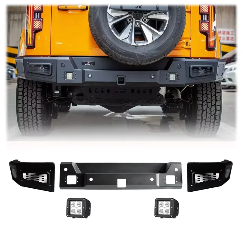 

2024-2025 BAIC BJ40PRO Steel Bull Bar Rear Bumper - New 4X4 Auto Exterior Accessory