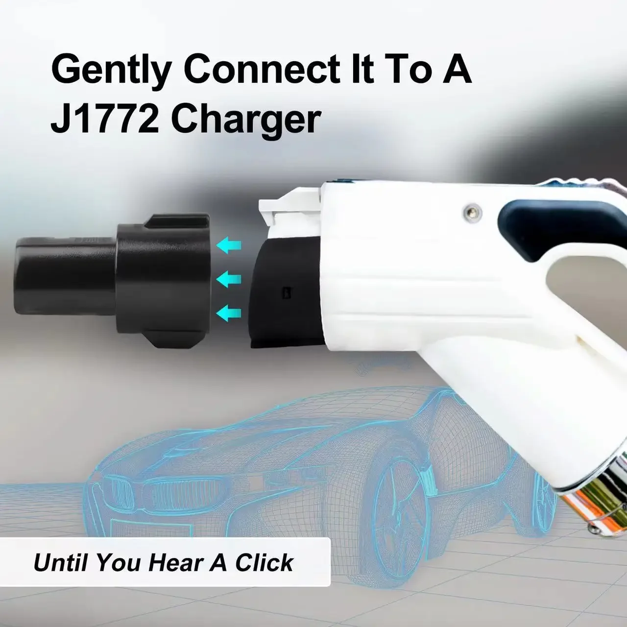 For Tesla EV Charger Adapter Electric Car Charging Connector For Tesla Model X Y 3 S SAE J1772 Type 1 To Adapter For Tesla EVSE