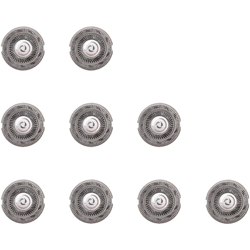 9 قطعة شفرة حلاقة كهربائية الحلاقة ماكينة حلاقة رئيس شفرة حلقة مزدوجة لملحقات استبدال Flyco Razor FR8