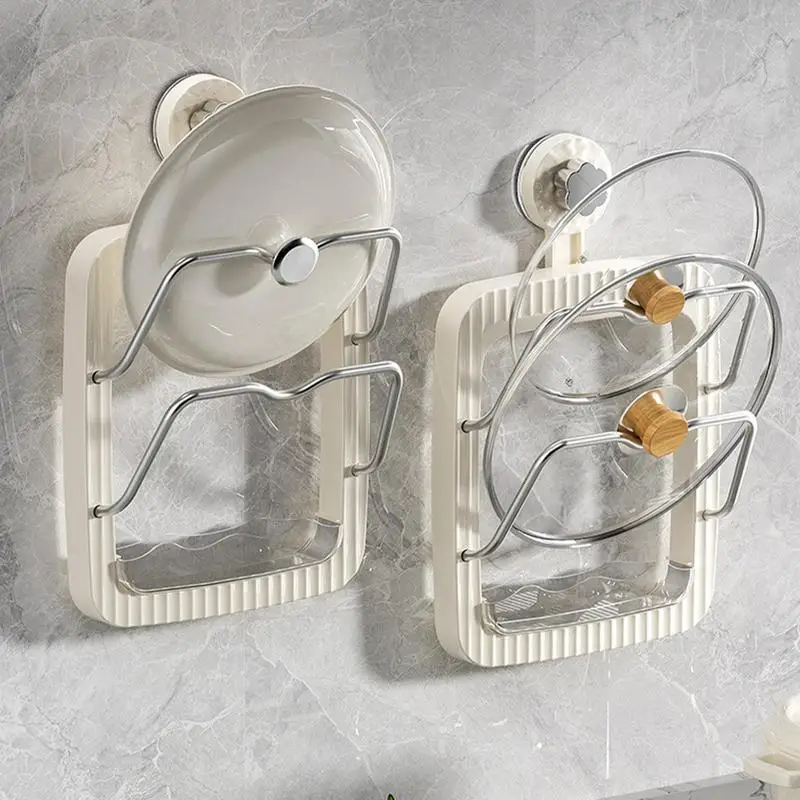 

Pot Lid Organizer For Cabinet Door No Drill Pan Lid Organizer For Pot Lids Pot And Pan Lid Holder Kitchen Storage Rack Cabinet