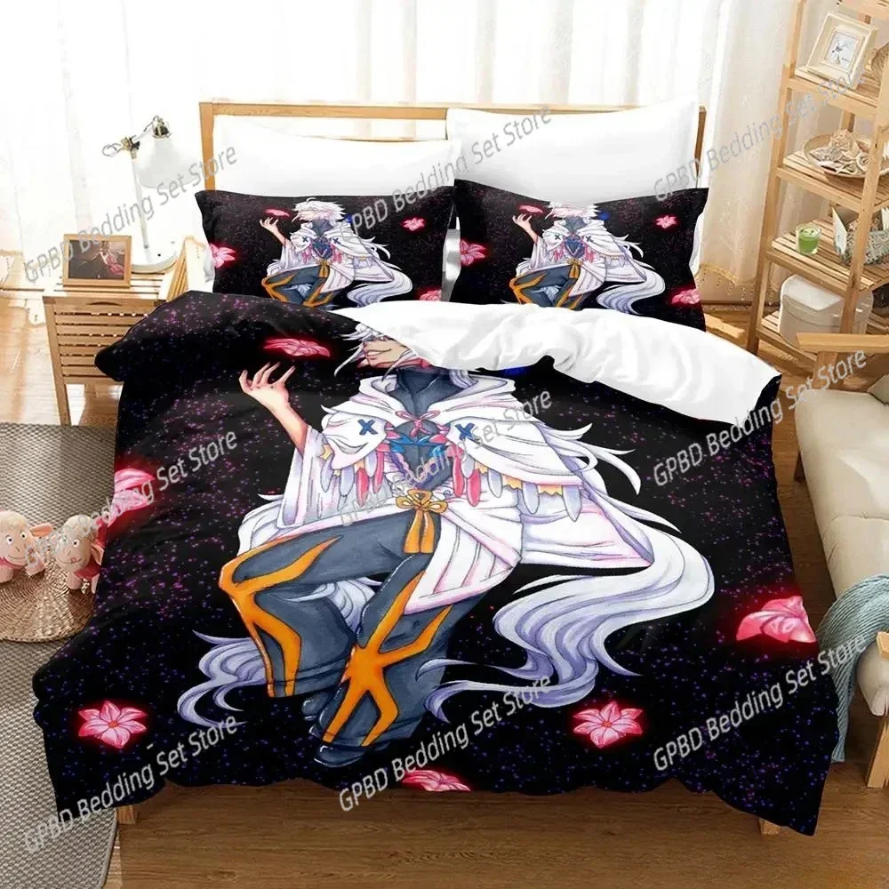 3D Print Anime FateGrand Order, Merlin Comfortable Duvet Cover Pillowcase Bedding Set Children Bedroom Decoration Home Textile