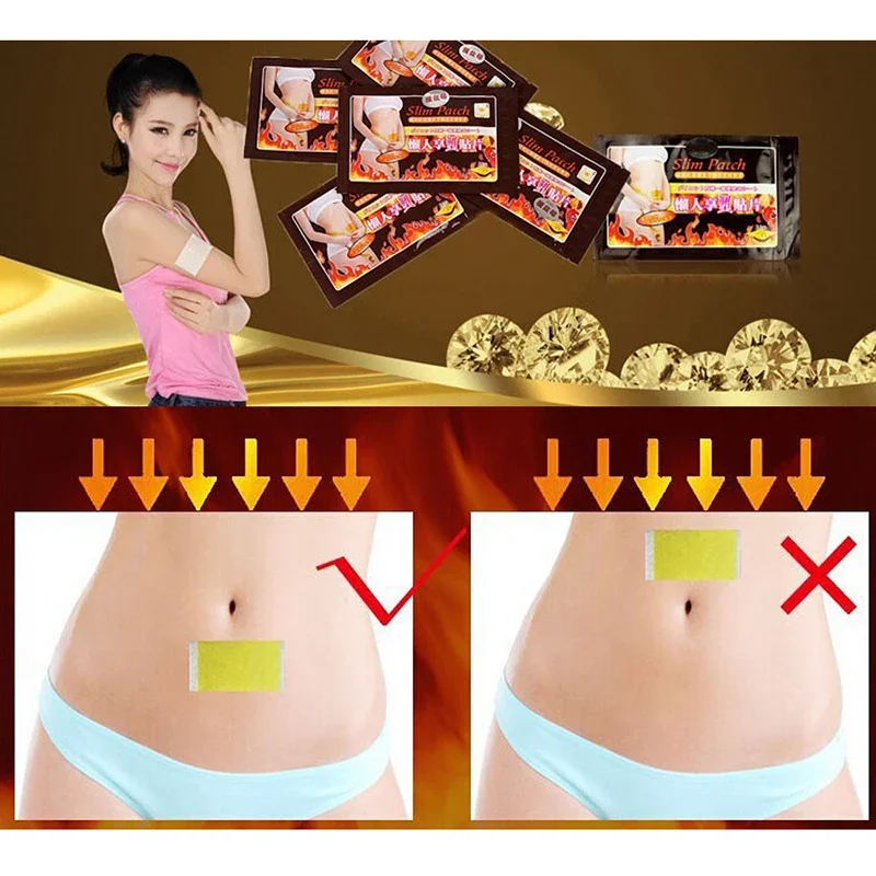 10/30/50pcs Slimming Patches Body Sculpting Belly Stickers Fat Burning Weight Loss Body Firming Waist Thin Arm Slim Navel Patch