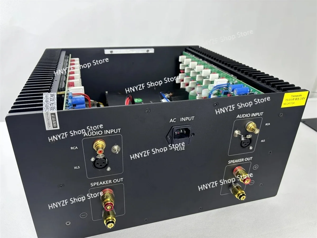 A9.4 Hifi Dual Channel Power Amplifier 225W*2 Class AB Post Amplifier Balanced RCA XLR.Fully Symmetrical X-Amp