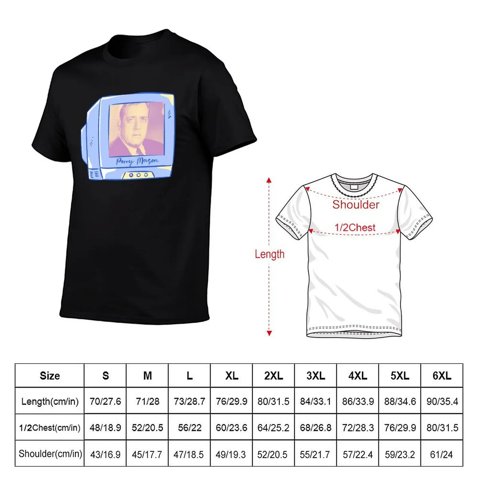 Perry Mason on TV T-Shirt football t shirt aesthetic clothes men clothing