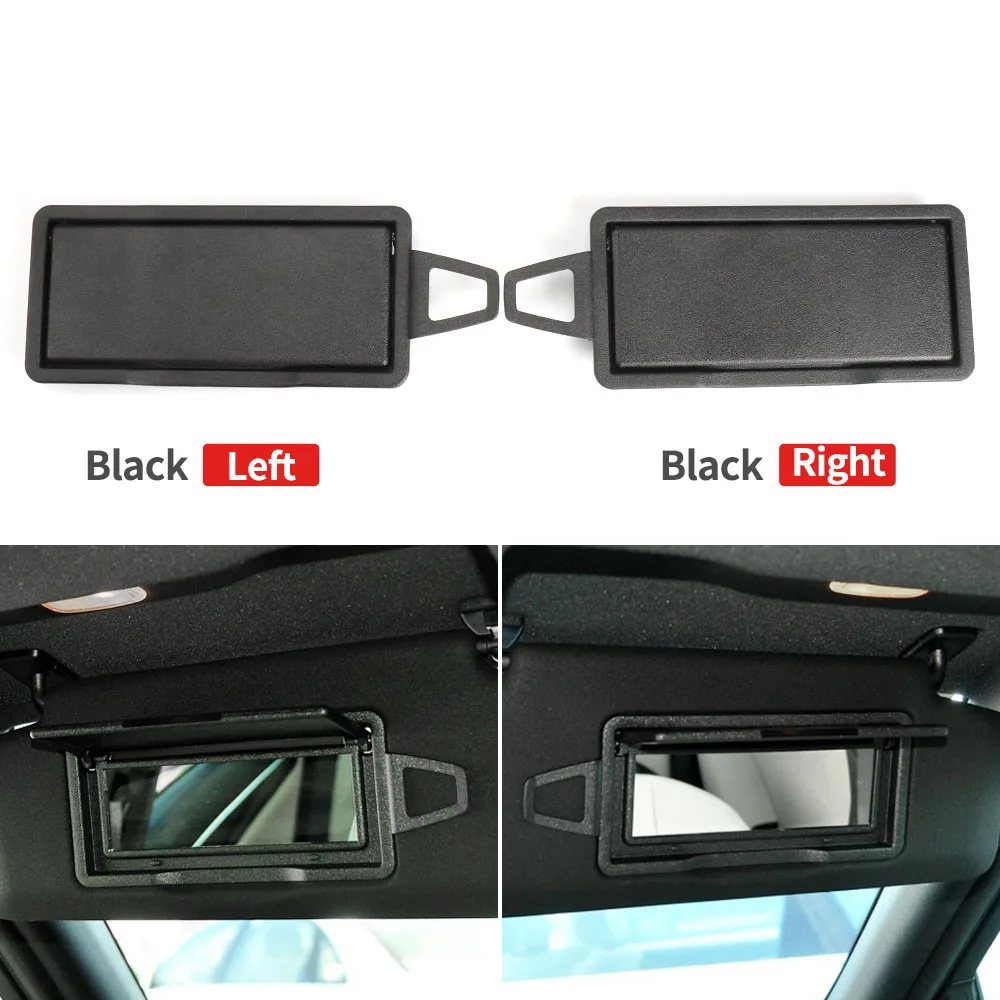 Car Front Sun Visor Mirror for Mercedes Benz C GLK Class W204 X204 2008-2014 Makeup Sun Shade Cosmetic Mirror Cover 2048104610