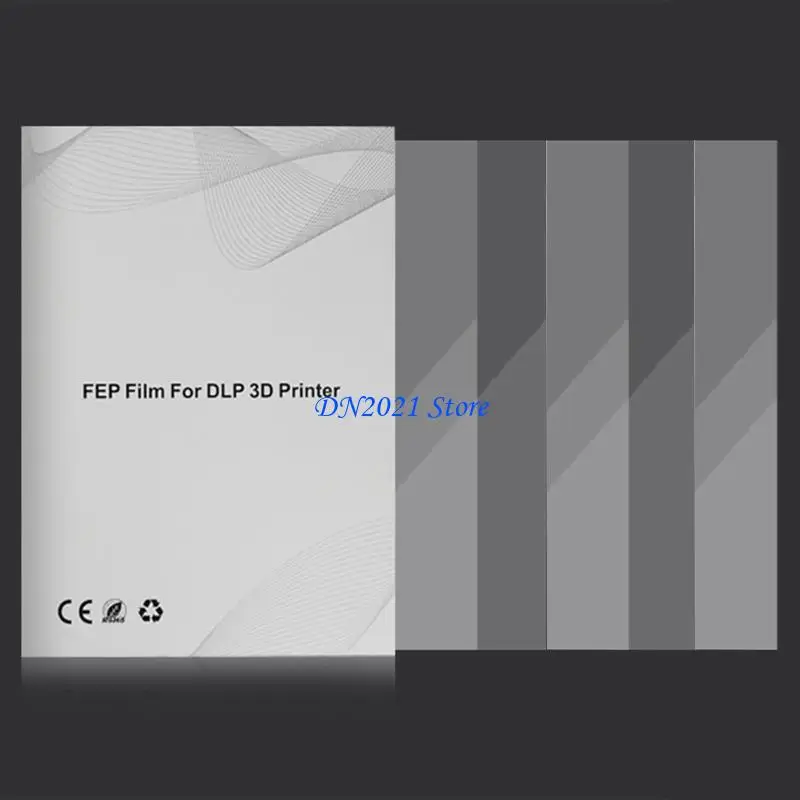 

F3KE 5 Pack FEP Release Film 200 x 140mm SLA/LCD FEP Film Sheet for Resin 3D Printers, Thickness 0.15mm