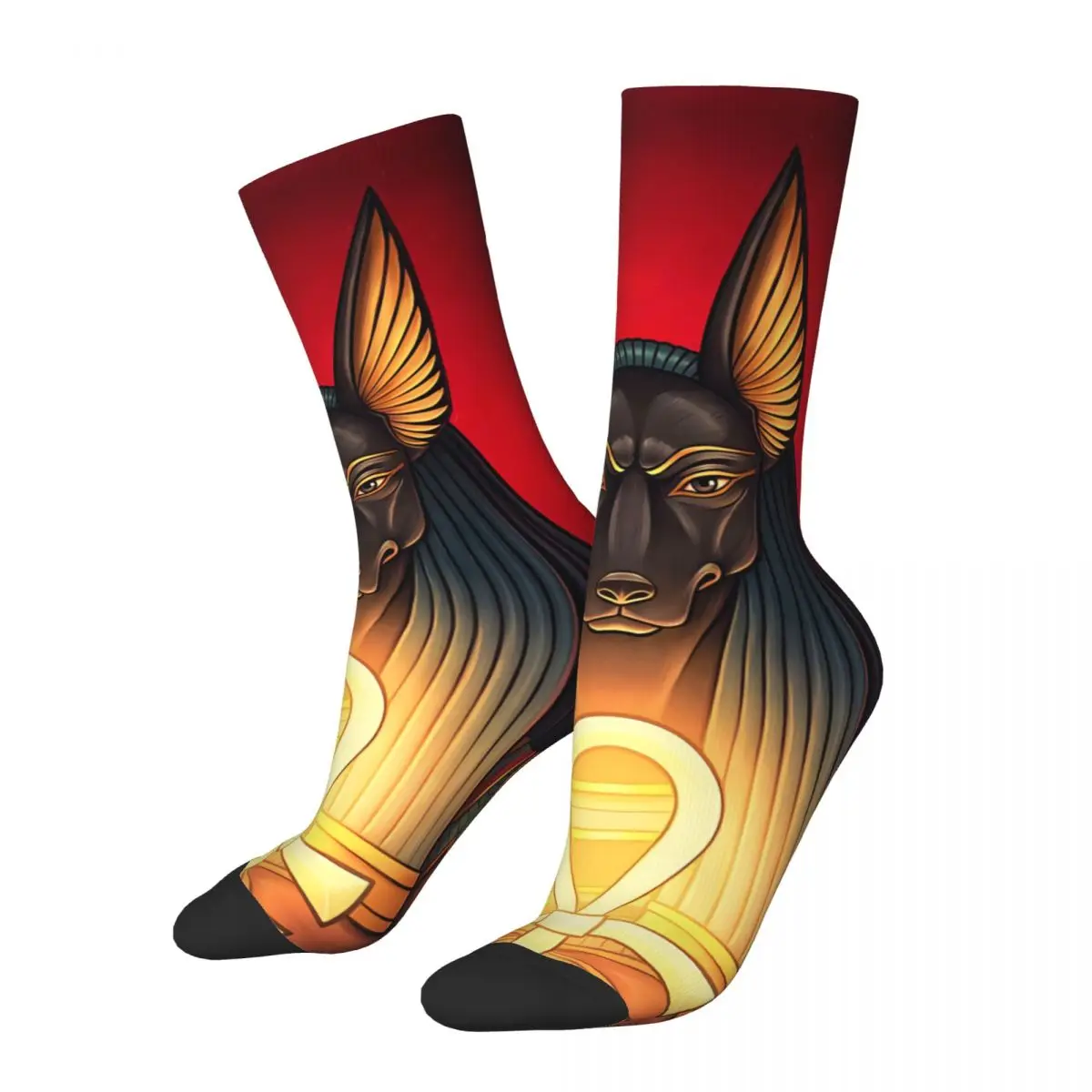 Egypt Pharaoh Socks Sports 3D Print Boy Mid-calf Sock