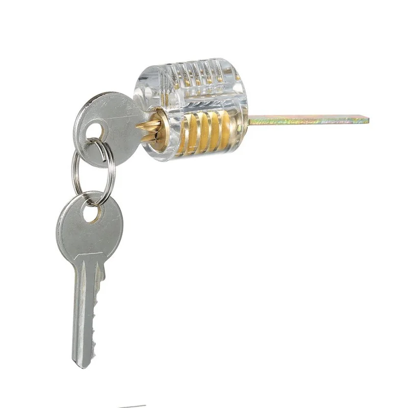 Locksmith Transparent Locks Pick Visible Cutaway Mini Practice View Padlock Hasps Training Skill For Furniture Hardware image 5