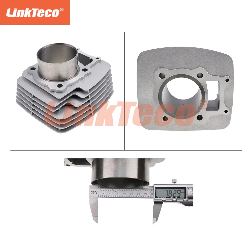 00-06 78.5MM 329cc Cylinder Piston Gasket Top End Rebuild Kit For Honda Rancher TRX 350 TRX350 350FM 350TE 350TM 2x4 4x4 ES ATV