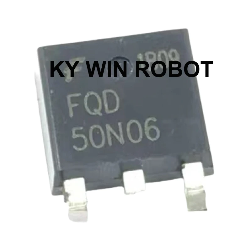 

2PCS/LOTS MOS Field Effect Tube FQD50N06 50N06 TO-252 SMD 50A 60V Brand new in stock IC Electronic components for Arduino DIY