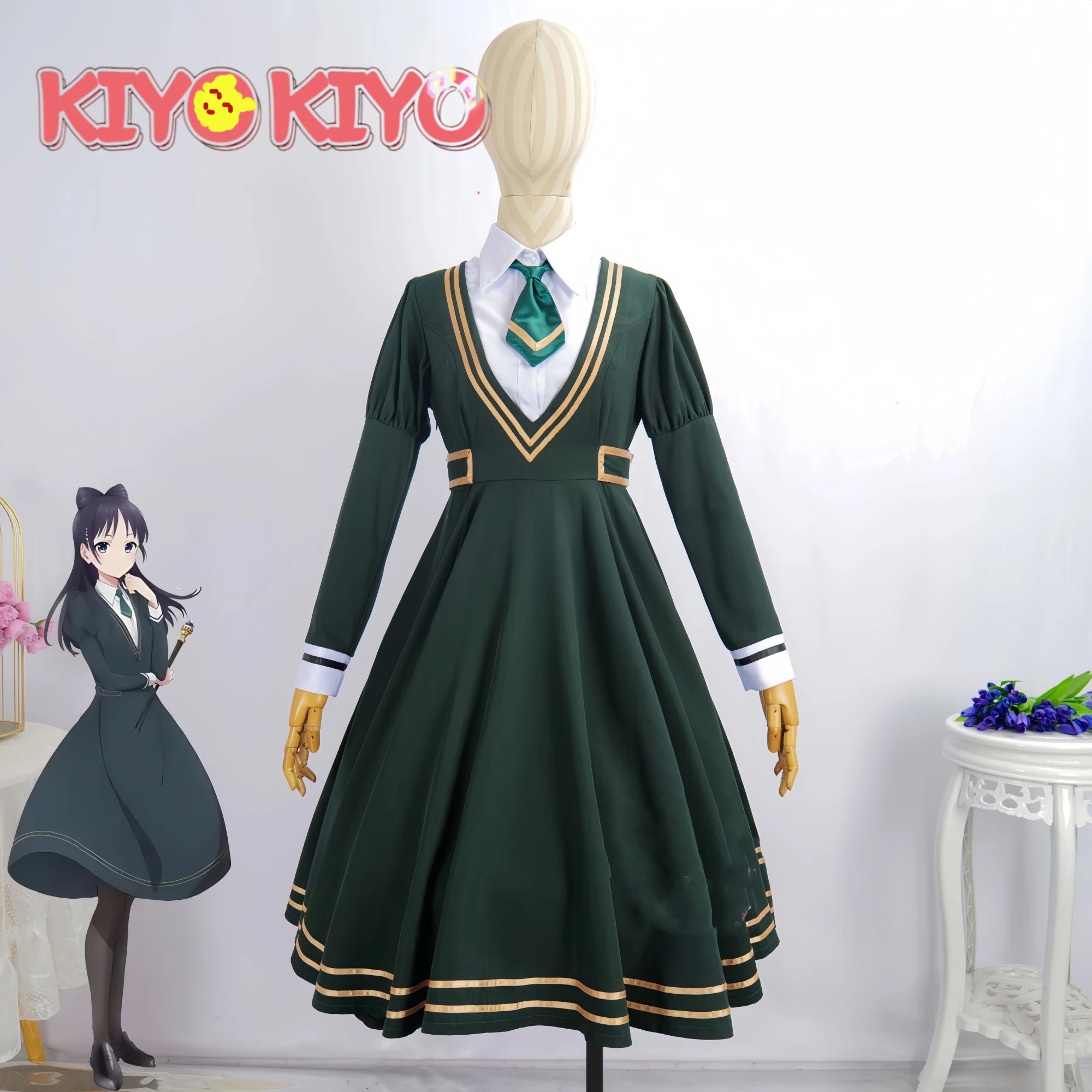 

KIYO-KIYO WITCH WATCH Miyao Nemu Cosplay Costume women cosplays anime dress daily