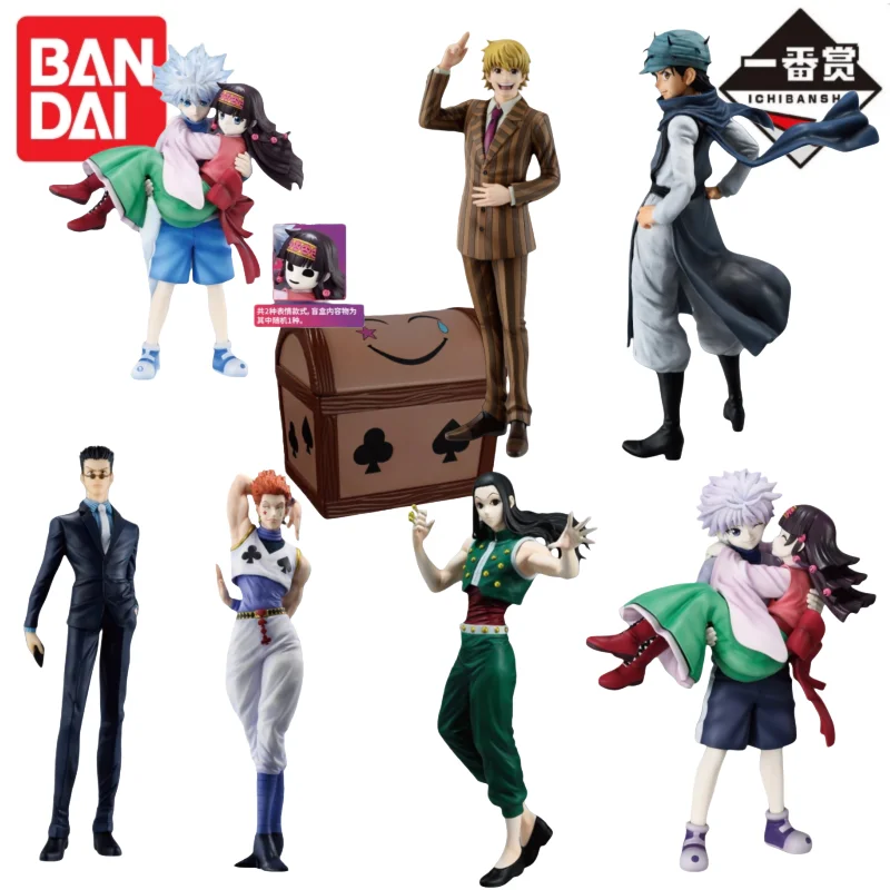 En Stock, Original Bandai Ichiban Kuji Hunter Hunter, Figuras de Illumi Zoldyck, Killua Zoldyck, Nanika, Hisoka Morow, Ging Freecss, Regalos