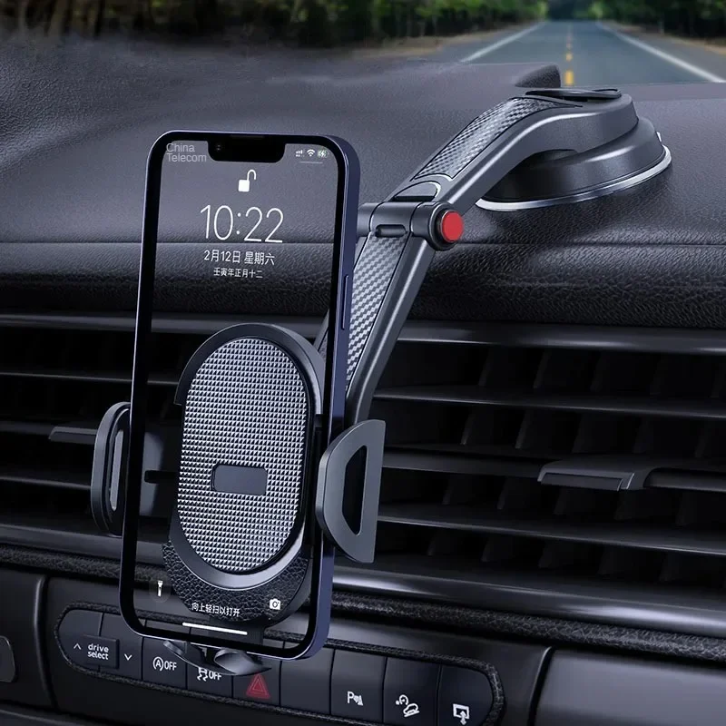 

2024 New Universal Sucker Car Phone Holder 360° Windshield Car Dashboard Mobile Cell Support Bracket for 4.0-6 Inch Smartphones