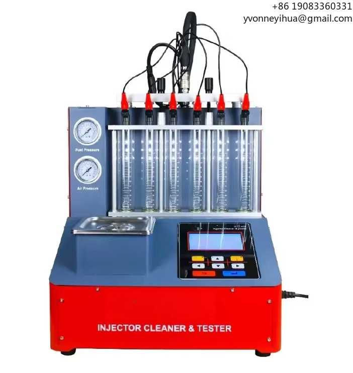 

CNC-801 GDI Ultrasonic High-Pressure Fuel Injector Cleaner Tester Car Launch High-Performance Detector Ultrasonic Cleaning
