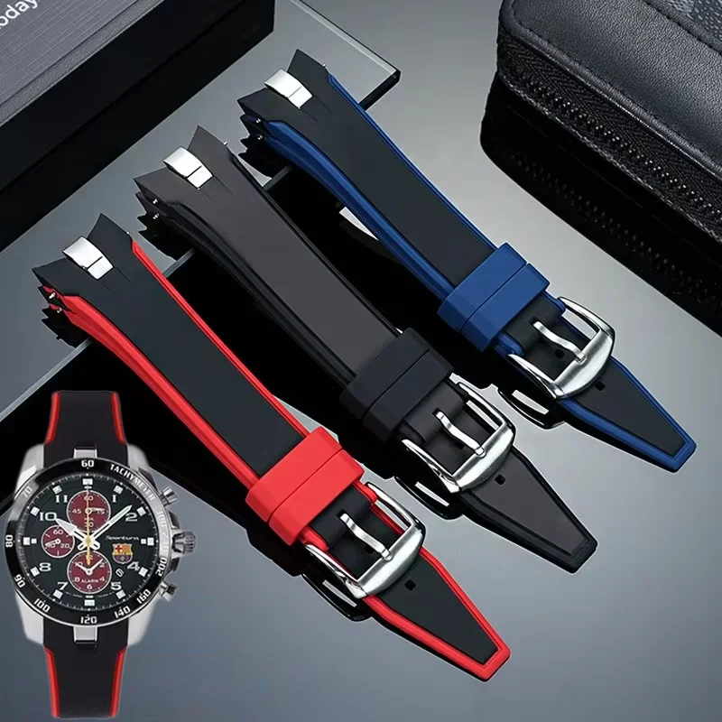 

21mm Curved Rubber Strap For Seiko SPORTURA series SNAE93J1 SPC089 wristband sports Waterproof Silicone Watch Band accessories