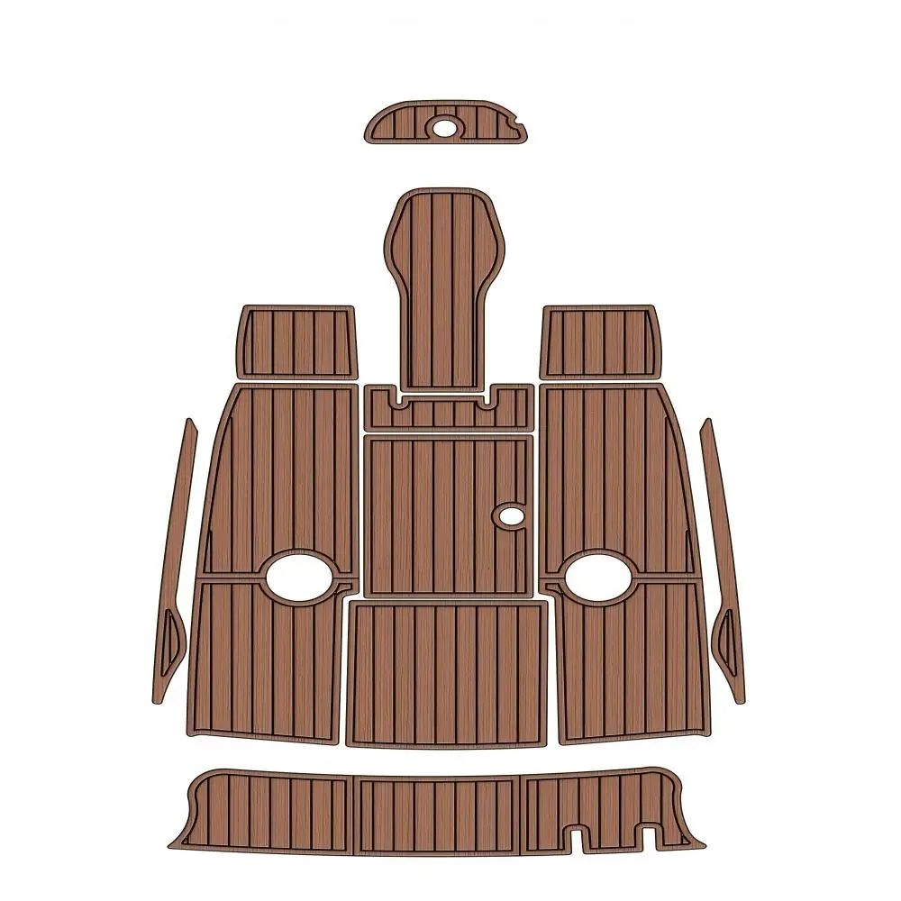 

STLF 2005 Sea Ray 180 Sport Swim Platform Cockpit Pad Boat EVA Teak Deck Floor Mat SeaDek MarineMat Gatorstep Style Self Adhesiv