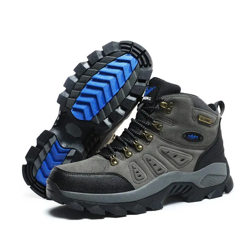 Outdoor Climbing Shoes Waterproof Non-Slip Tactical Battle Boots Hiking Mountain Climbing Shoes Breathable Men's Footwear
