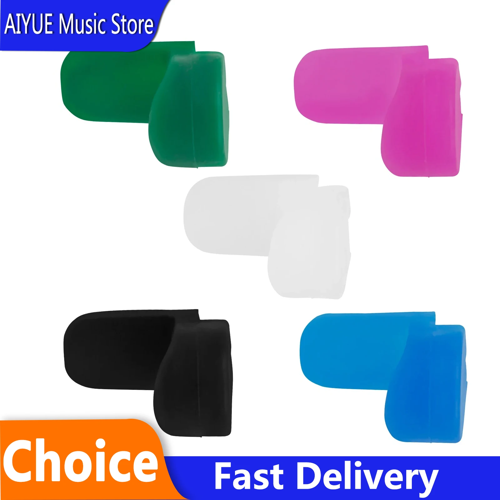 IRIN Clarinet Thumb Rest Long Handle Silicone Clarinet Colorful Thumb Pads Dust proof Wooden Pipe Instruments Accessories