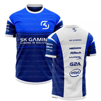 2025 Player Game Jersey Uniform SK Gaming The Dream Short Sleeve T-shirt Men Esport Team Fans Summer Tops