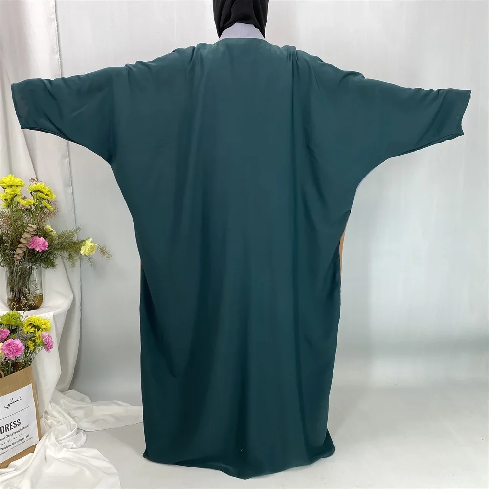 

Splicing Cardigan Robe Middle East Muslim Women Long Loose Dress Turkey Dubai Fashion Floor Mopping Dress Abaya