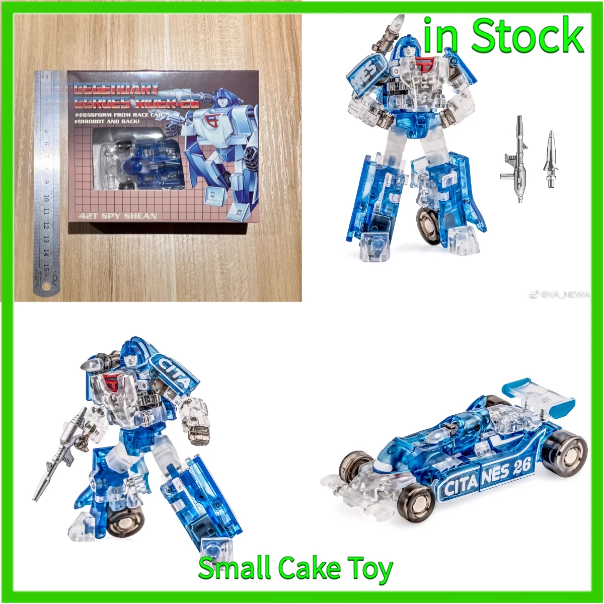 

In-Stock Newage NA H42T Mirage Transformable toy Mini Pocket War G1 Action Figure Robot Model Collection Deformed Toys Gifts