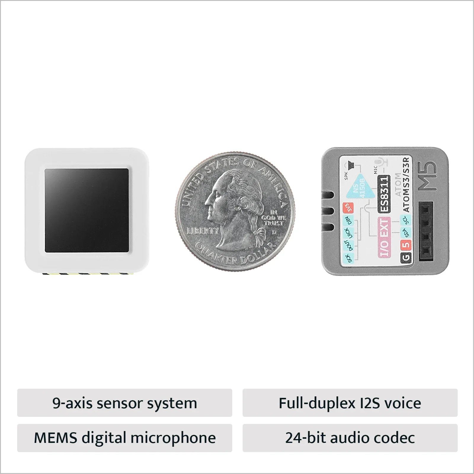 M5Stack AtomS3R AI Chatbot ESP32-S3 Voice Assistant Kit 8MB Flash 8MB PSRAM WiFi Microphone Speaker OpenAI XiaoZhi Arduino