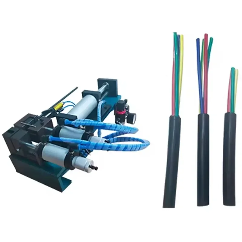 Pneumatic Wire Stripper Sheath Cable Outer Jacket Stripper Compact Mini Power Cord Stripper (Air Compressor Not Included)