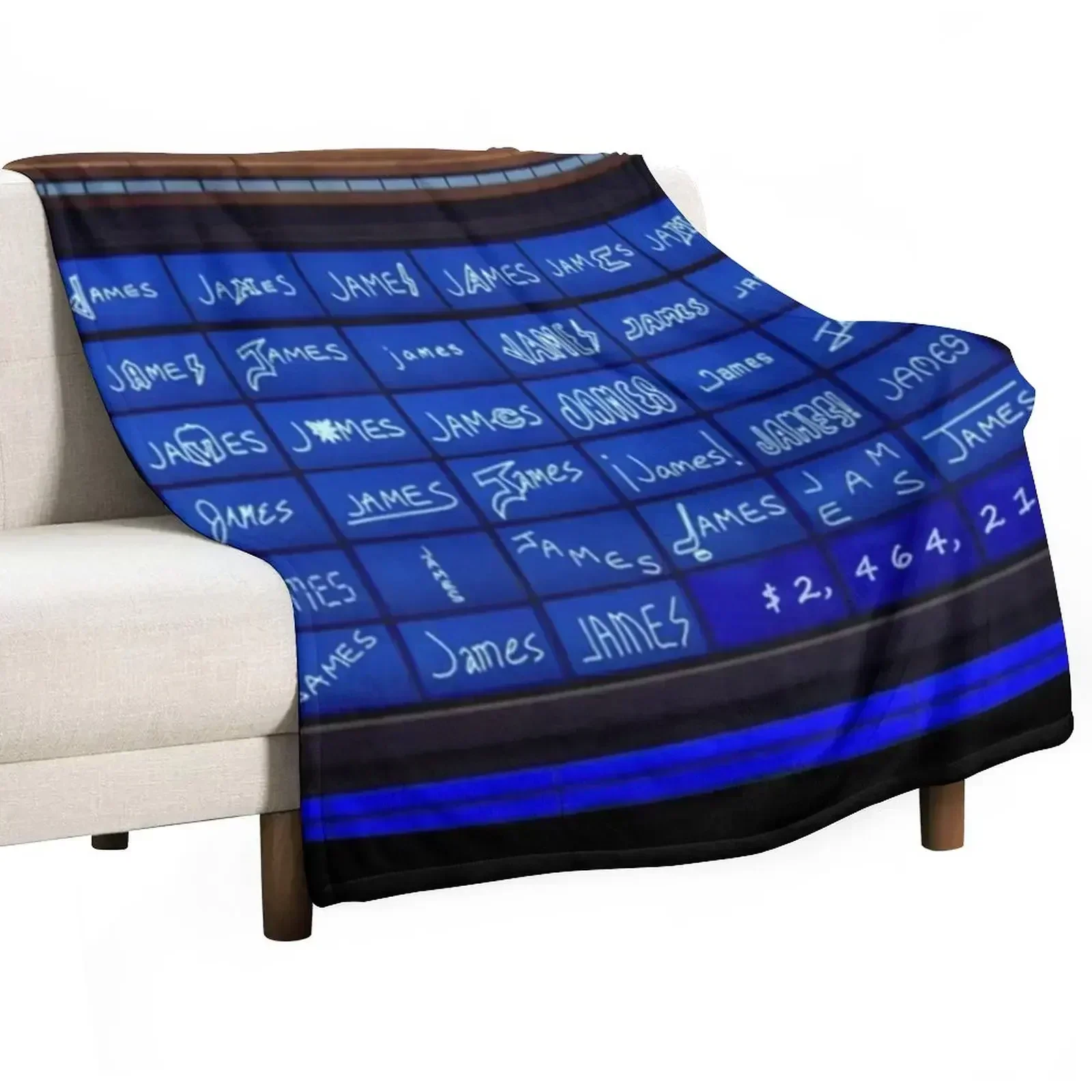 New The Champ- James Holzhauer no dates Throw Blanket Bed linens warm for winter warm winter Loose Blankets