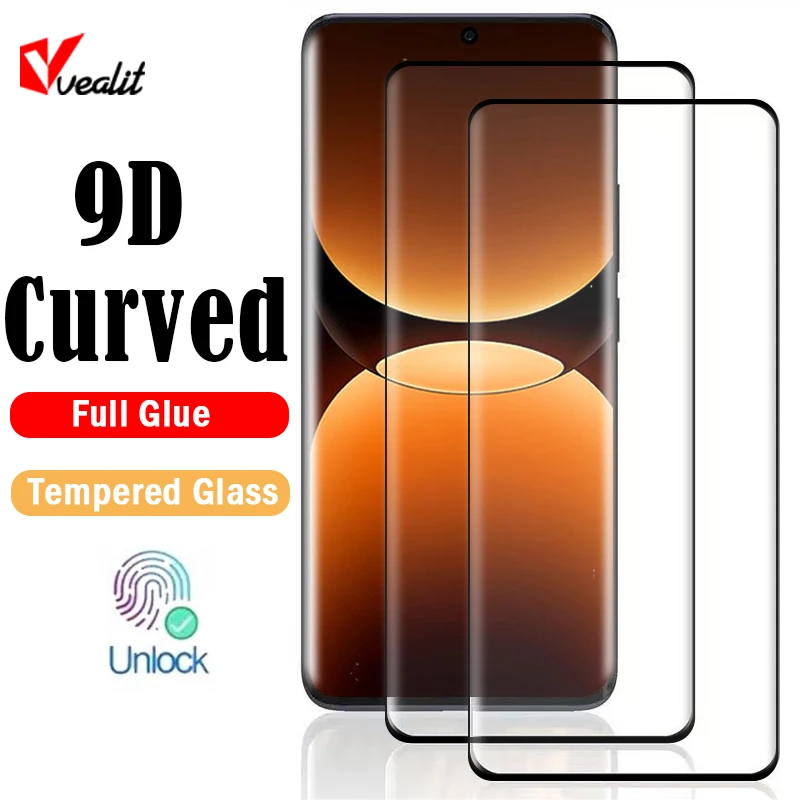 

1-2pcs 9D Curved Full Glue Tempered Glass for Realme GT 7 Pro 6 6T Neo6 SE GT5 Pro GT Explorer Master Screen Protectors Unlock