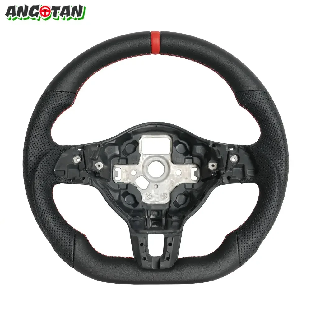 

Car Leather Steering Wheel For Volkswagen VW MK6 Golf 6 GTI GTD R 2009-2013 Polo GTI Tiguan Passat R-Line Sports Steering Wheel