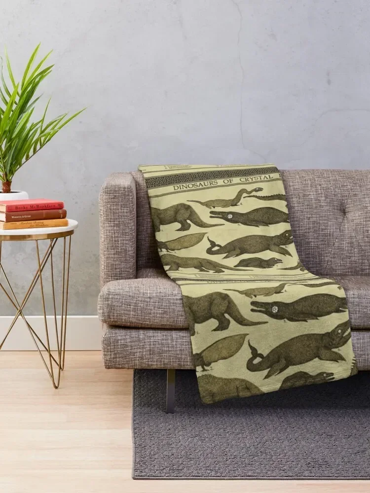 Dinosaurs of Crystal Palace Throw Blanket Soft Big Polar Blankets