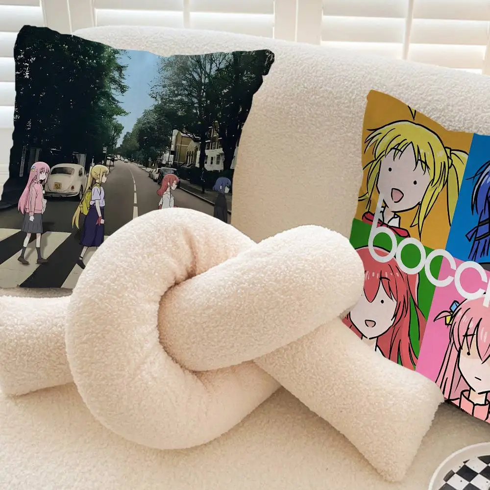 Bocchi The Rock Lucky Dragon pillow cover sofa cushion cover home room decoration children gift