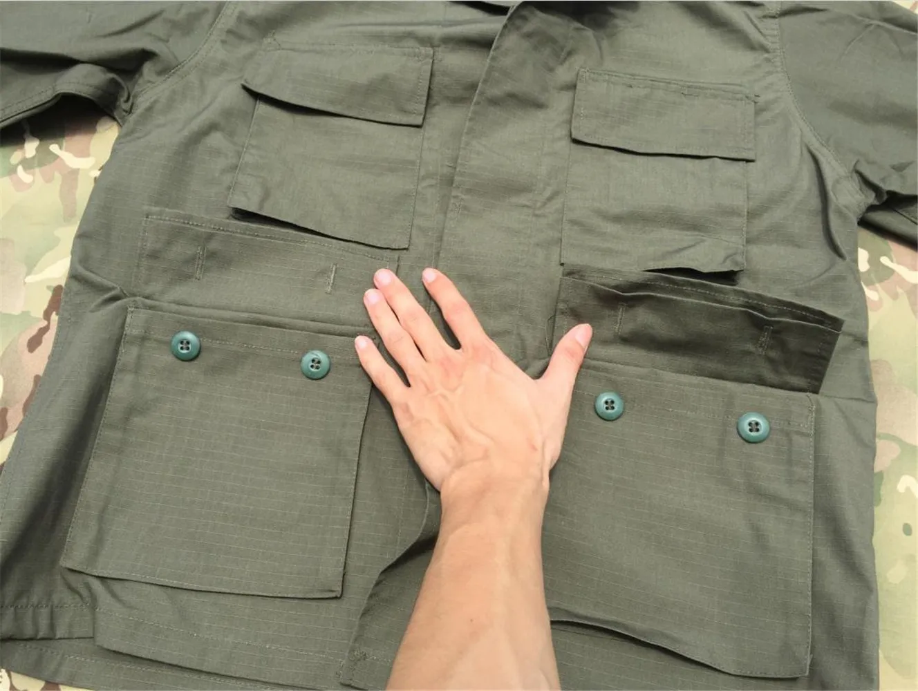 RG ranger green TCU Battle Dress Uniform BDU Combat hunting training outdoor sport Old School Set Long sleeved+pants ﻿