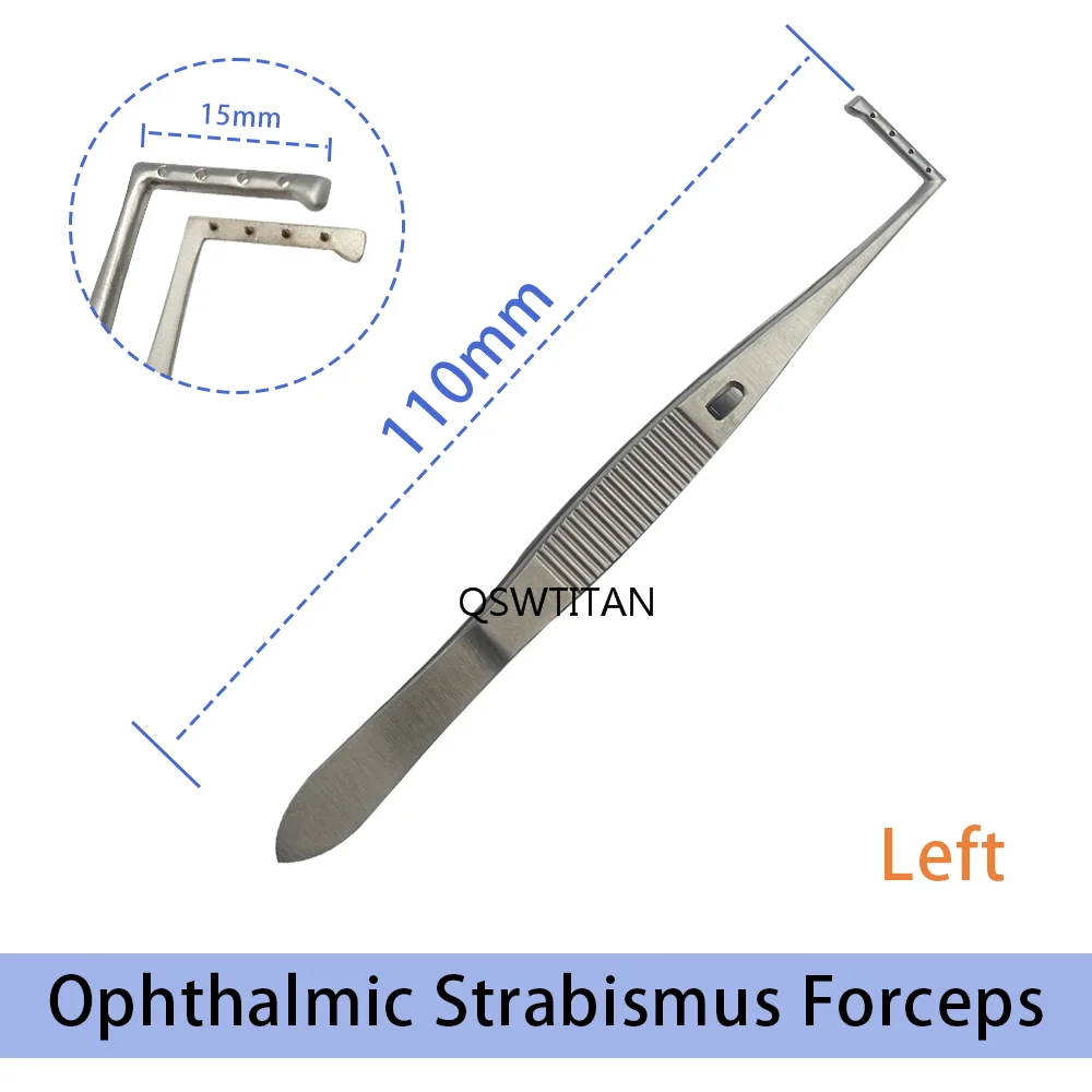 Roestvrijstalen scheelzienpincet Tang Autoclaveerbaar Ooginstrument Ooglidgereedschap