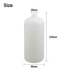 1L High Pressure Washer Foam Pot Plastic Replacement Foam Bottle For 2000-5000 Psi High Pressure Washer Snow Foam Lance