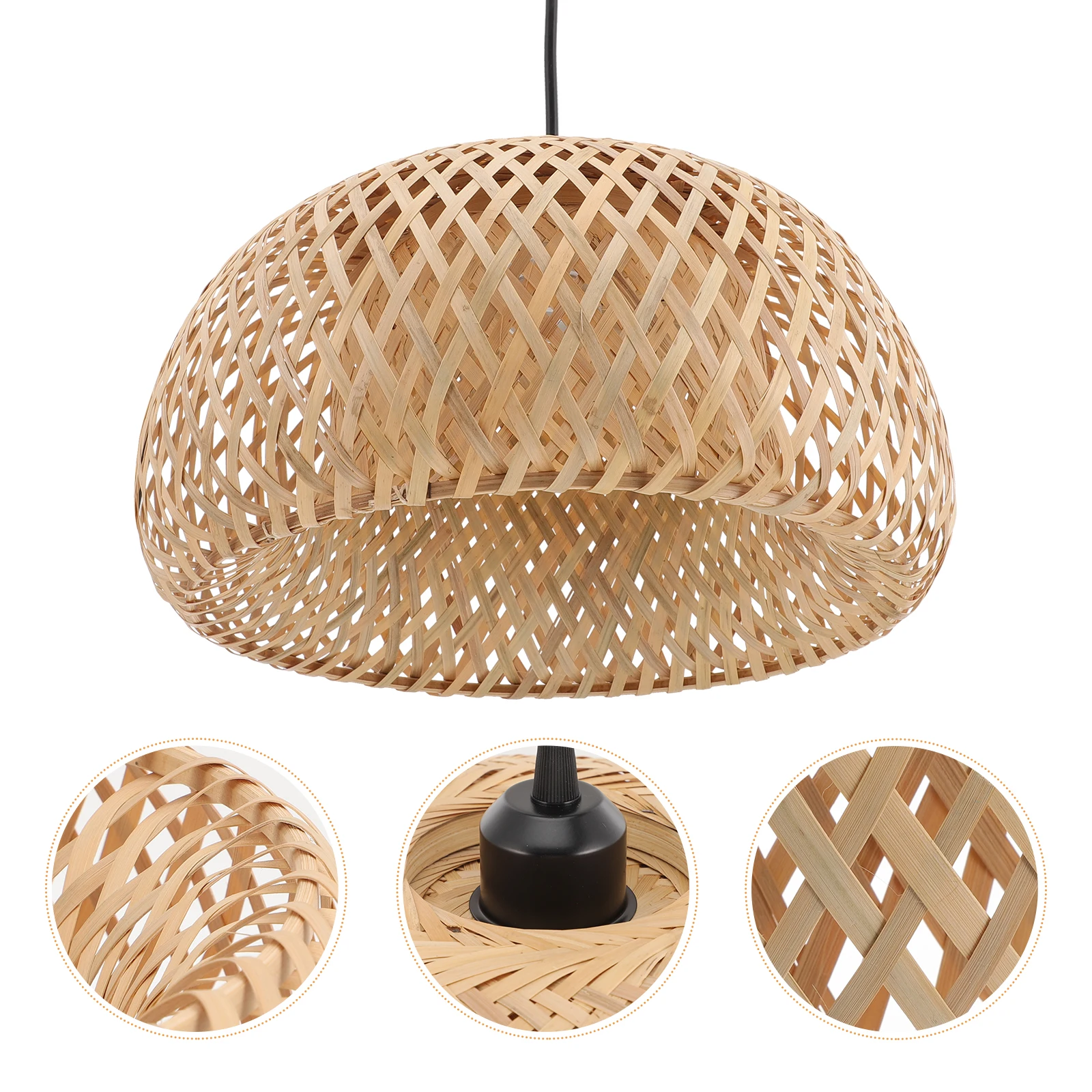 

Bamboo Ceiling Light Simple Elegant Hanging Lamp for Indoor Outdoor Decoration Residential Commercial Spaces Illumination