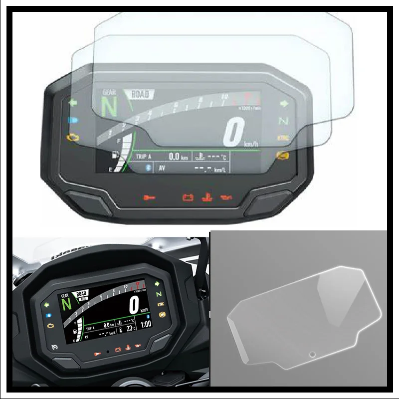 

Motorcycle For Kawasaki Ninja 650 Z650 Z900 1000 Cluster Scratch Protection Film Dashboard Screen Protector for Accessories