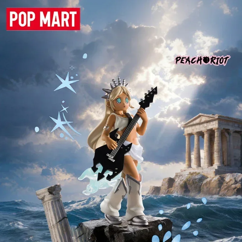 POPMART Peach Riot Power Chords Serie Blindbox-Spielzeuge Kawaii Anime Actionfigur Caixa Caja Überraschungs-Mystery-Box Puppen für Mädchen