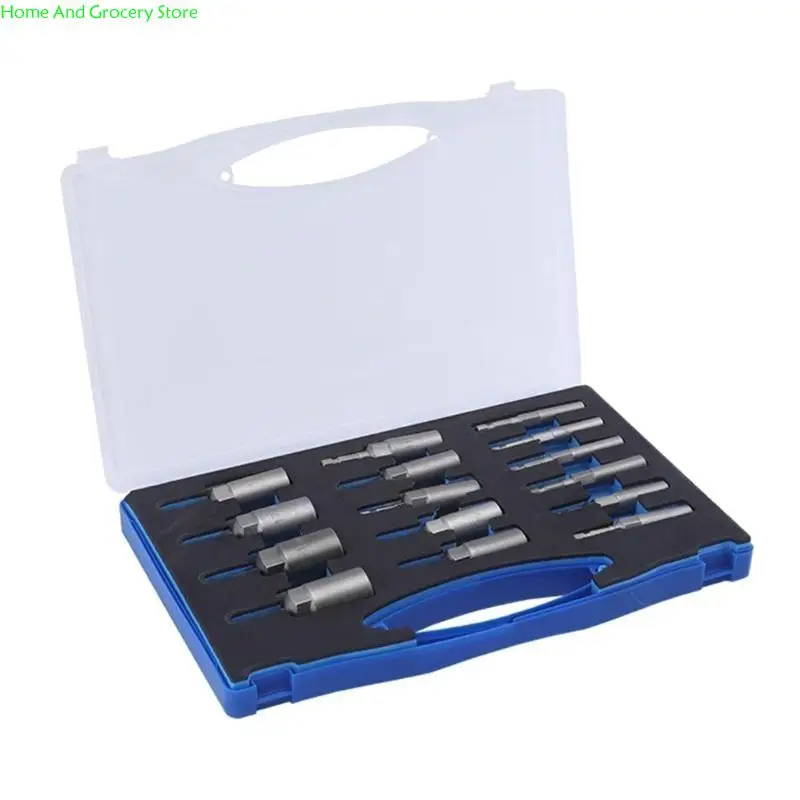 

0XXA Power Nut Driver Drill Bit Set 1/4” Shank Sockets Adapter Bolt Driver Repairing Tool for Electric Screwdriver