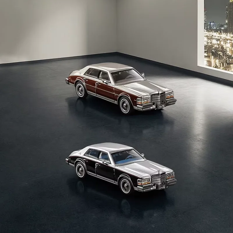

GM 1:64 Cadi Seville 1985 Alloy Simulation Car Model Static Collection Decorated Holiday Gifts Toys Souvenir Gift