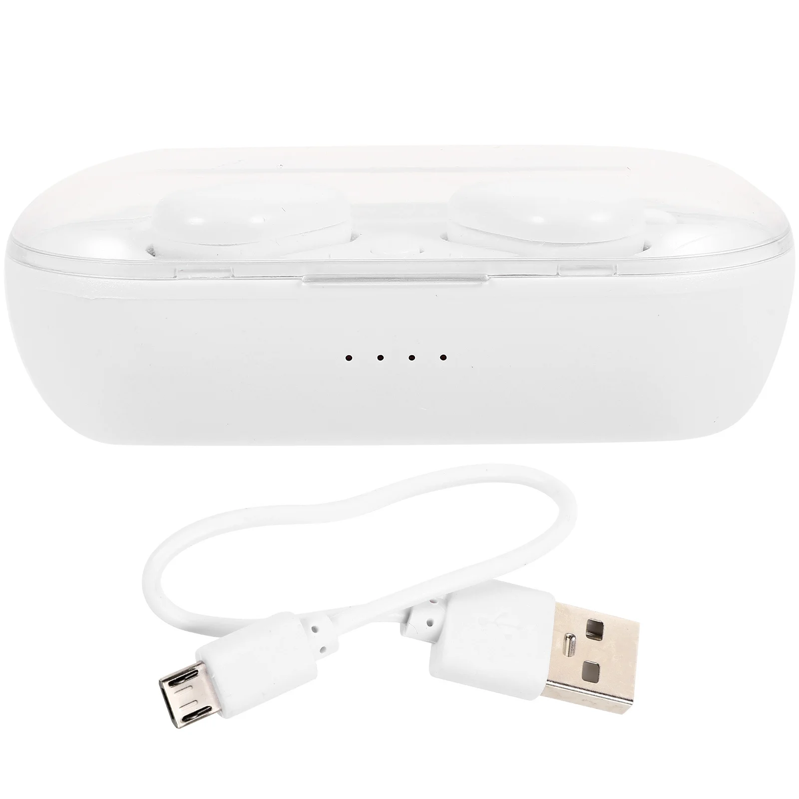 

1 Pair Tws Earphones 5.0 Wireless Earbuds Waterproof Sweatproof Noise Reduction In-Ear Stereo Headset Lightweight