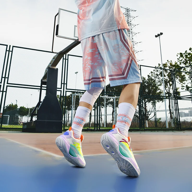 أحذية كرة السلة العاكسة عالية الجودة أحذية كرة السلة الأصلية أحذية كرة السلة أحذية رياضية خارجية مطاطية مضادة للانزلاق أحذية تدريب رياضية للرجال #6