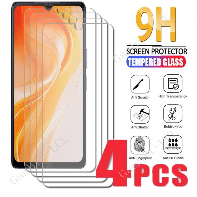

4PCS 9H HD Tempered Glass For Cubot X100 Protective Film ON CubotX100 P90 A40 CubotP90 CubotA40 Screen Protector Cover