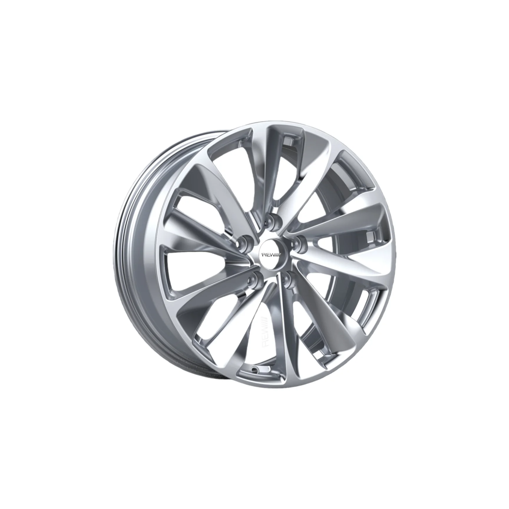 FB0297 17'' New Mold Aluminum Alloy Wheel Spinning Model For SUV Pickup Trailer And Other Cars With Silver Finishing