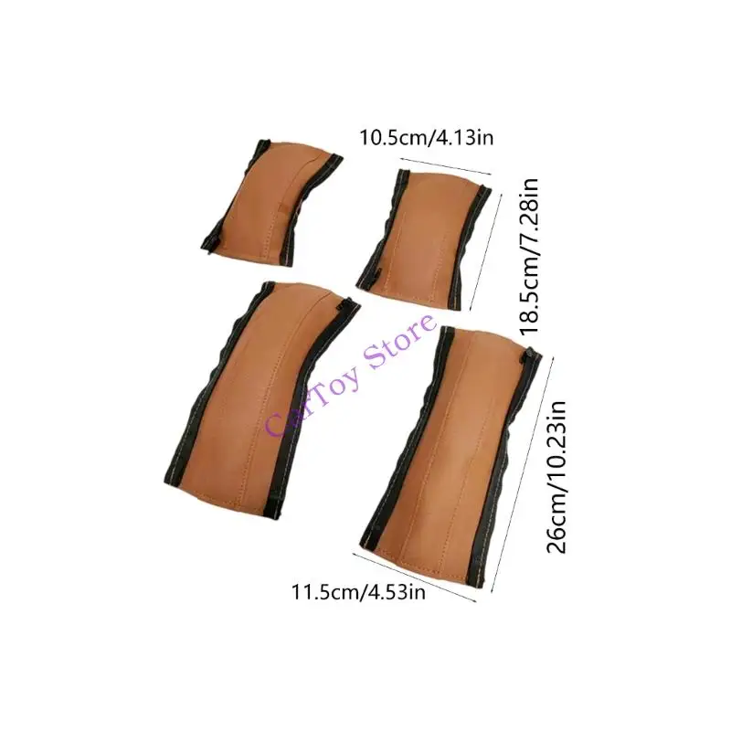 

1 Set Baby Stroller Handlebar Sleeve Soft Ergonomic Design Feature Anti Slip Texture For Most Weather Conditions