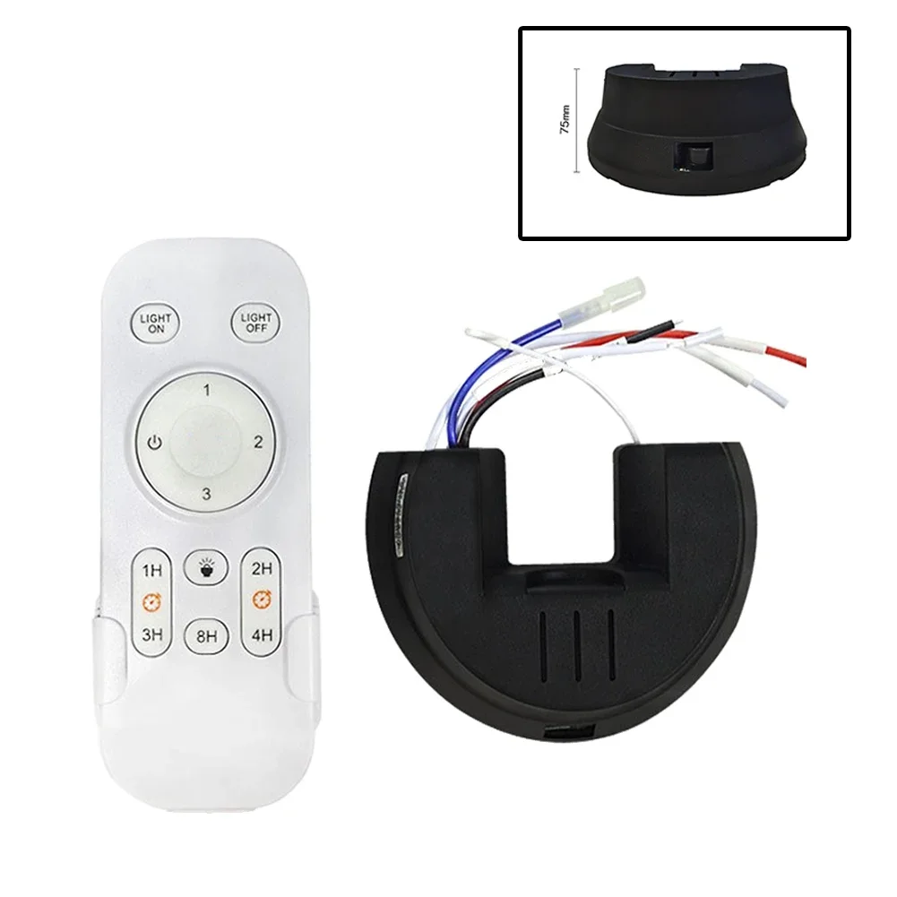 

AC Ceiling Fan Remote Control Kit Replacement 3 Speed And Timer Switch Control Switches AC176-264 (V)